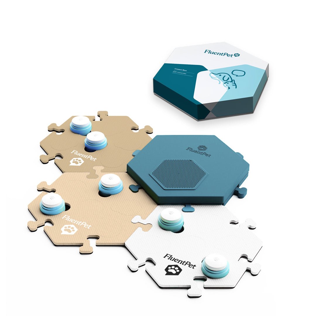 FluentPet Connect Get Started Kit in Beige colors.