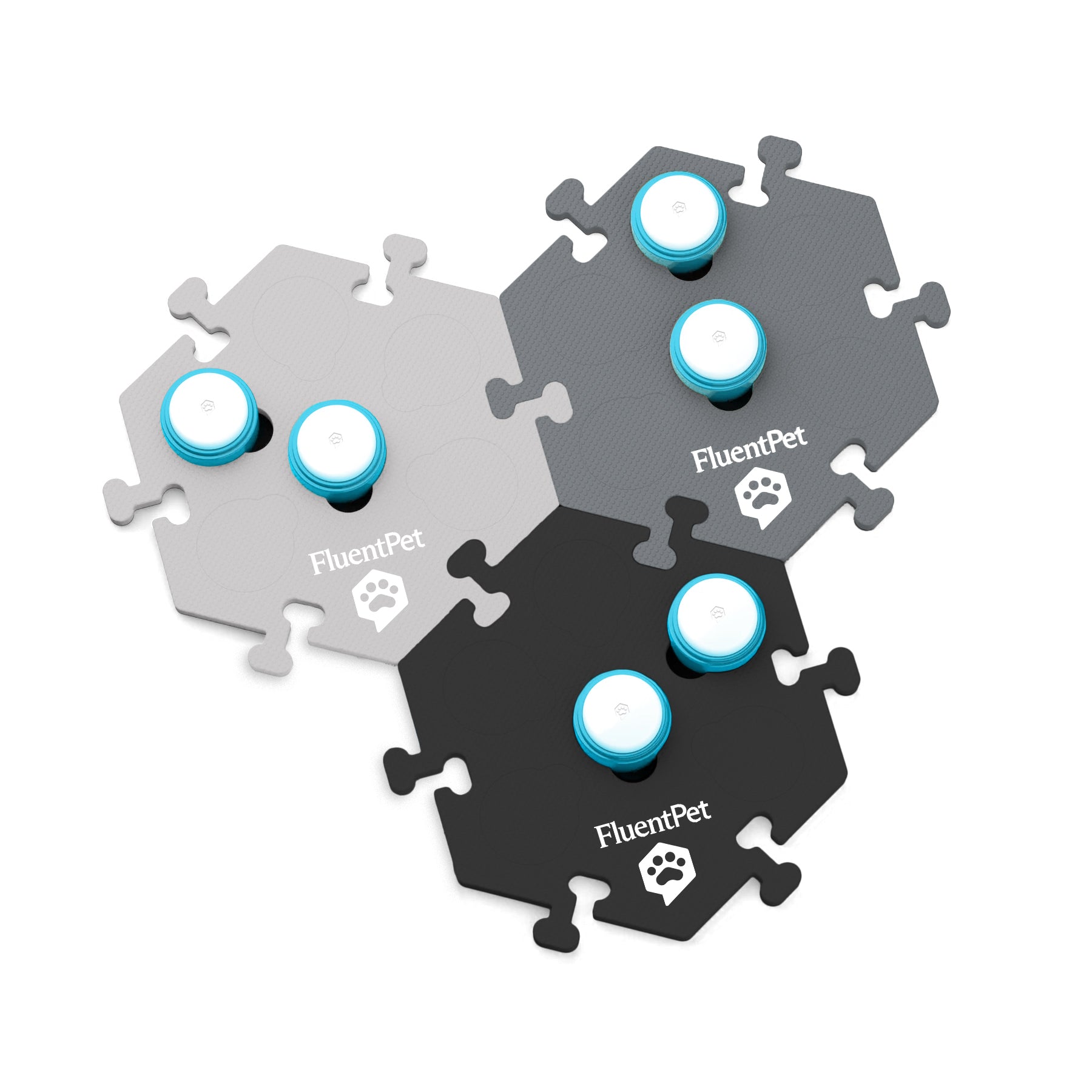 FluentPet Connect Get Started Kit in neutral grey colors.