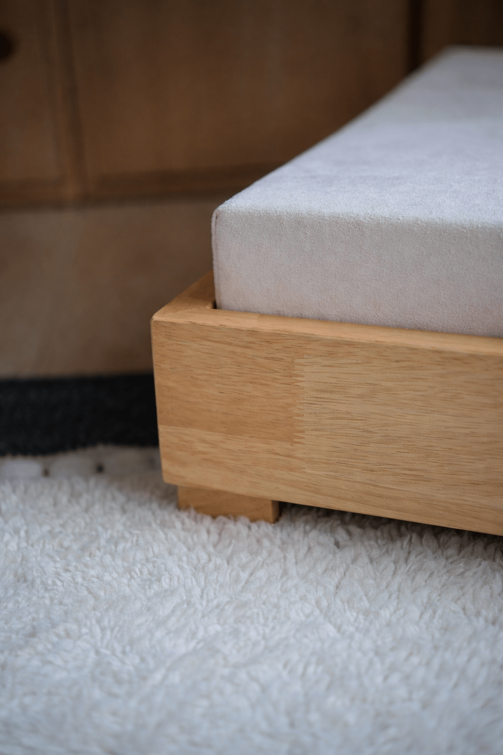 The Haven — Luxury Handcrafted Dog Bed | Solid Wood, Orthopedic, Waterproof lined