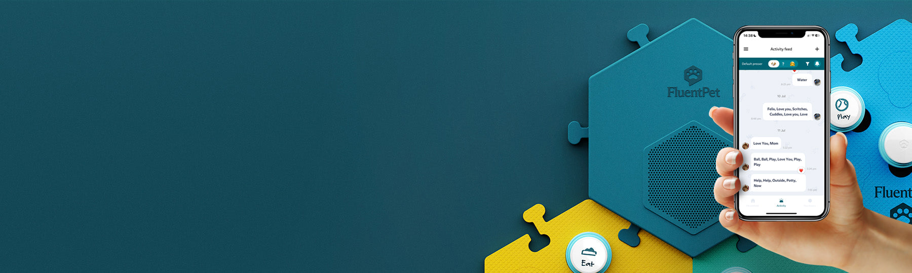 FluentPet Connect ensures you never miss a message or milestone.