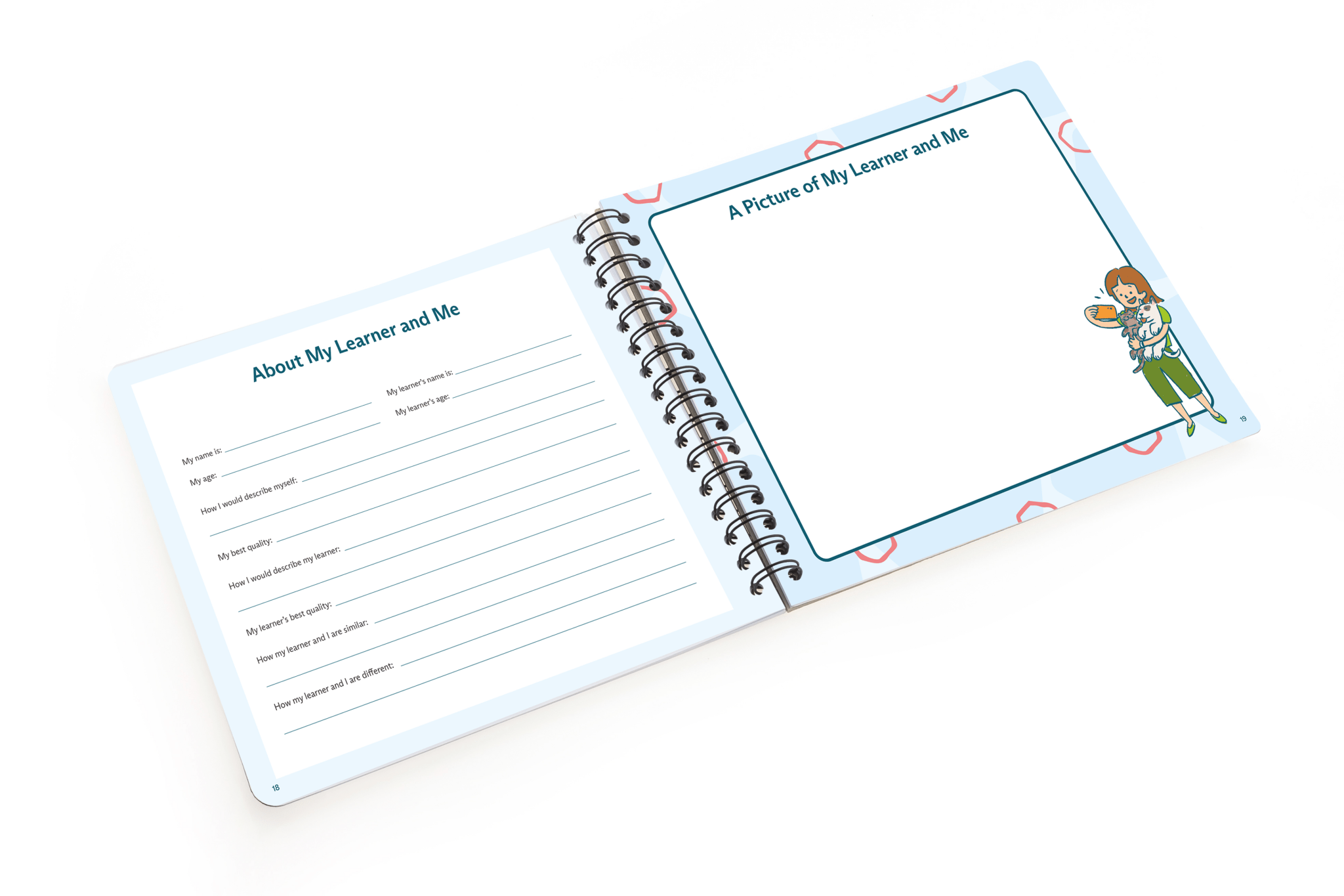 A spread of the FluentPet Junior Teacher Workbook.