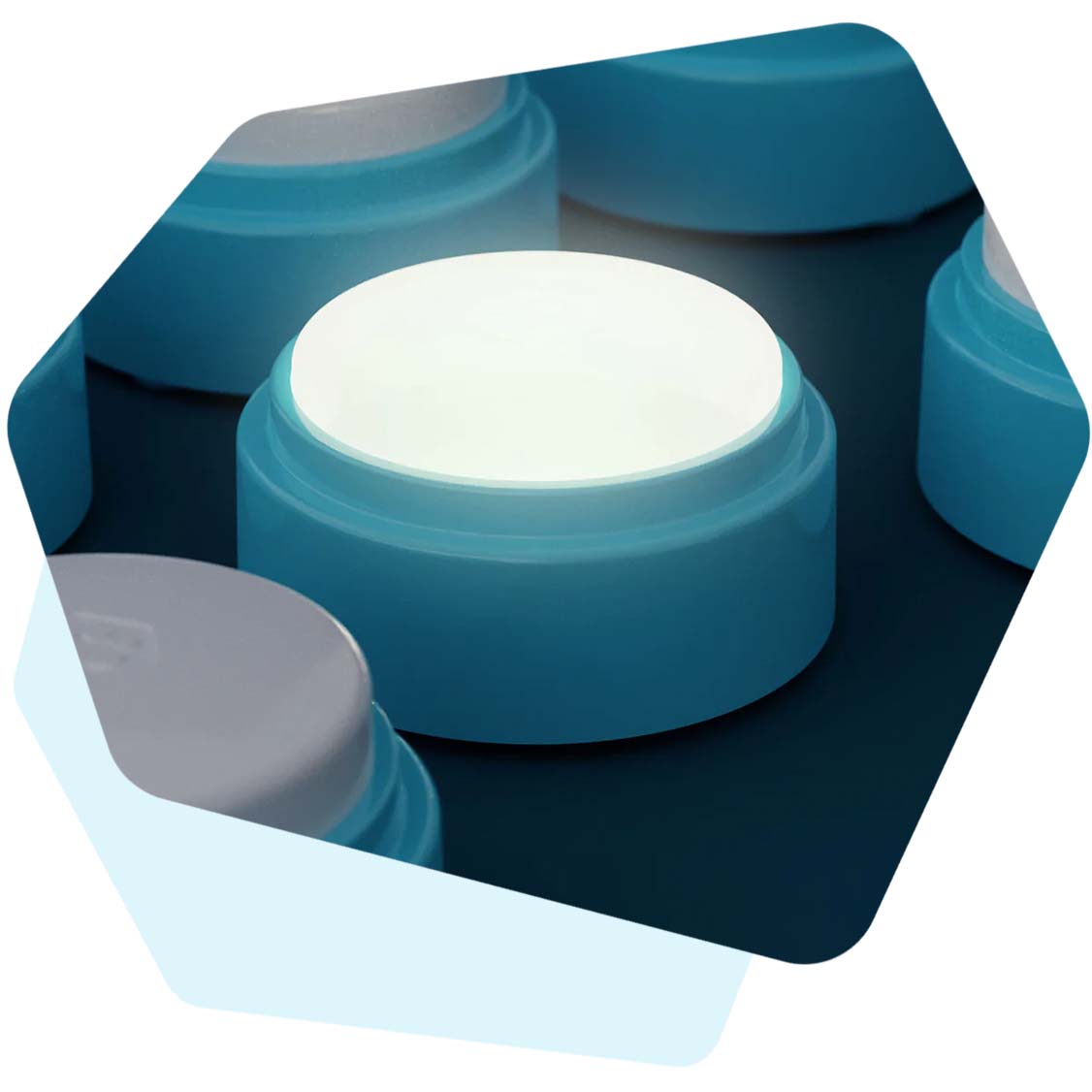 Connect button lighting up