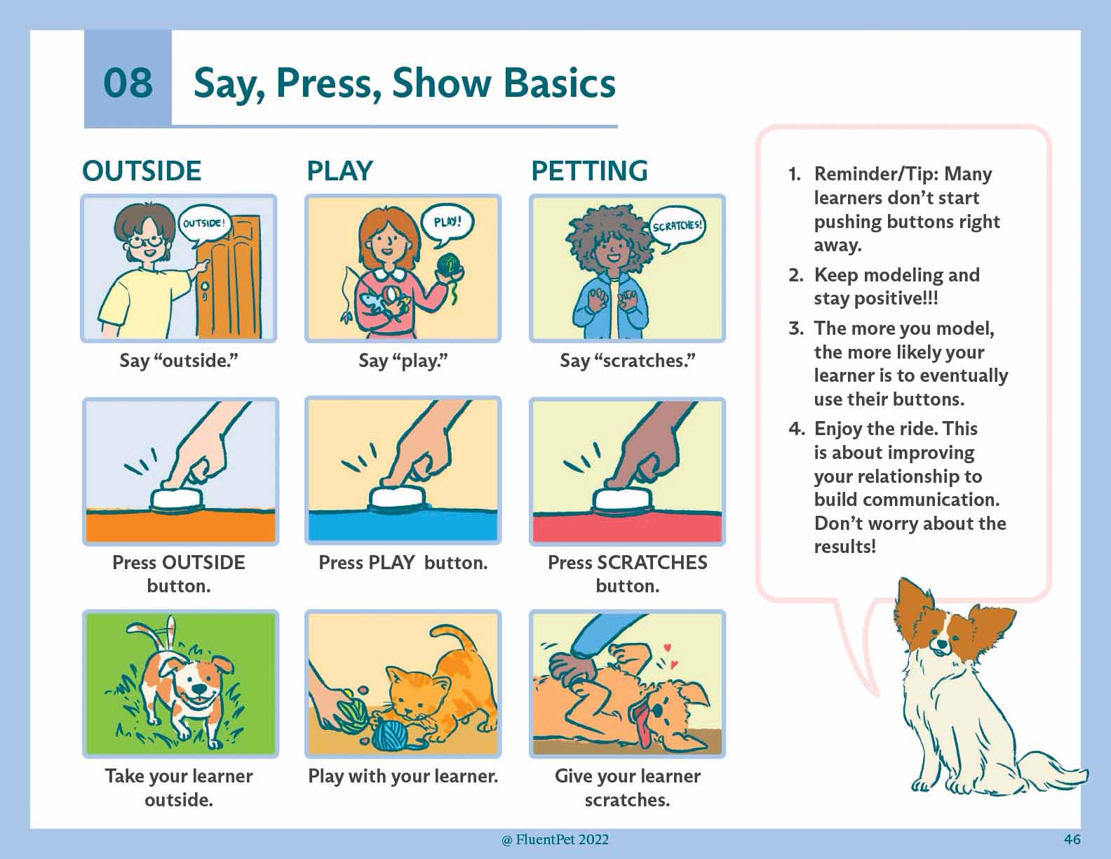 A page from the Junior Teacher Workbook