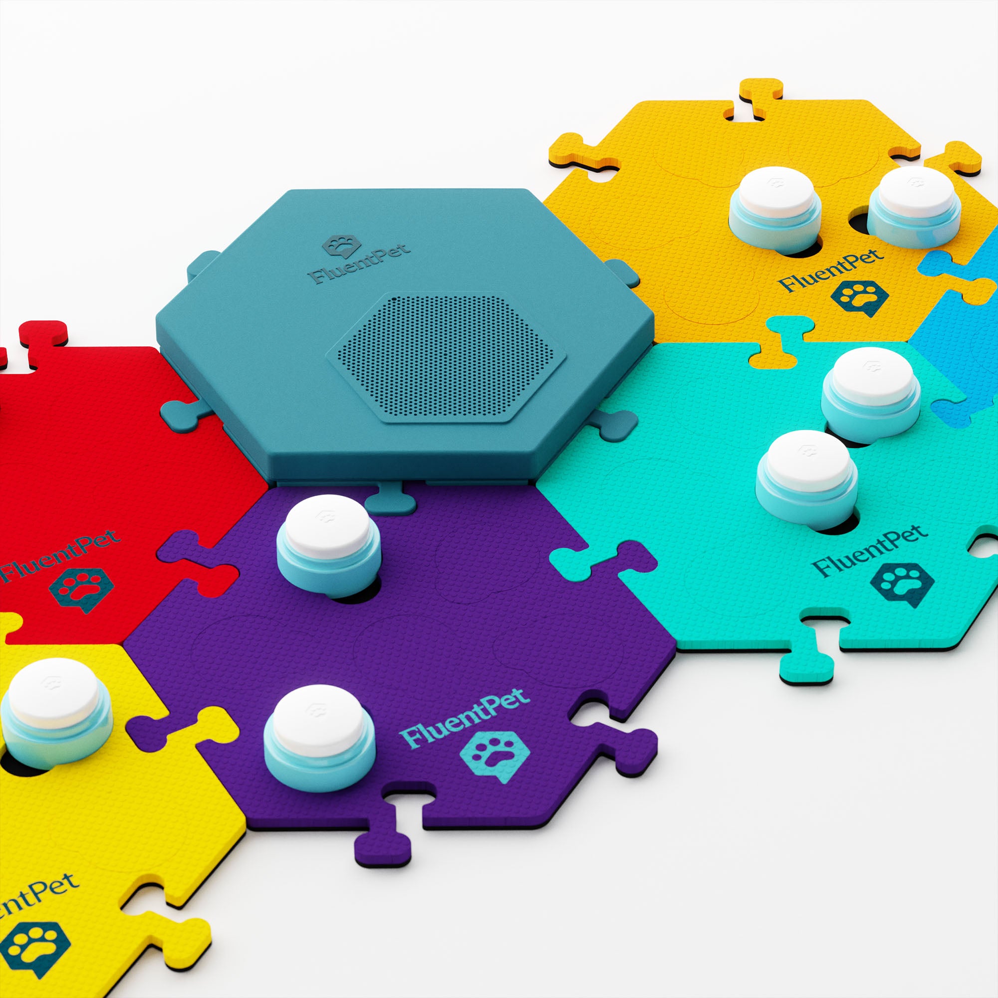FluentPet Connect Basic Vocab with HexTiles and Connect Buttons