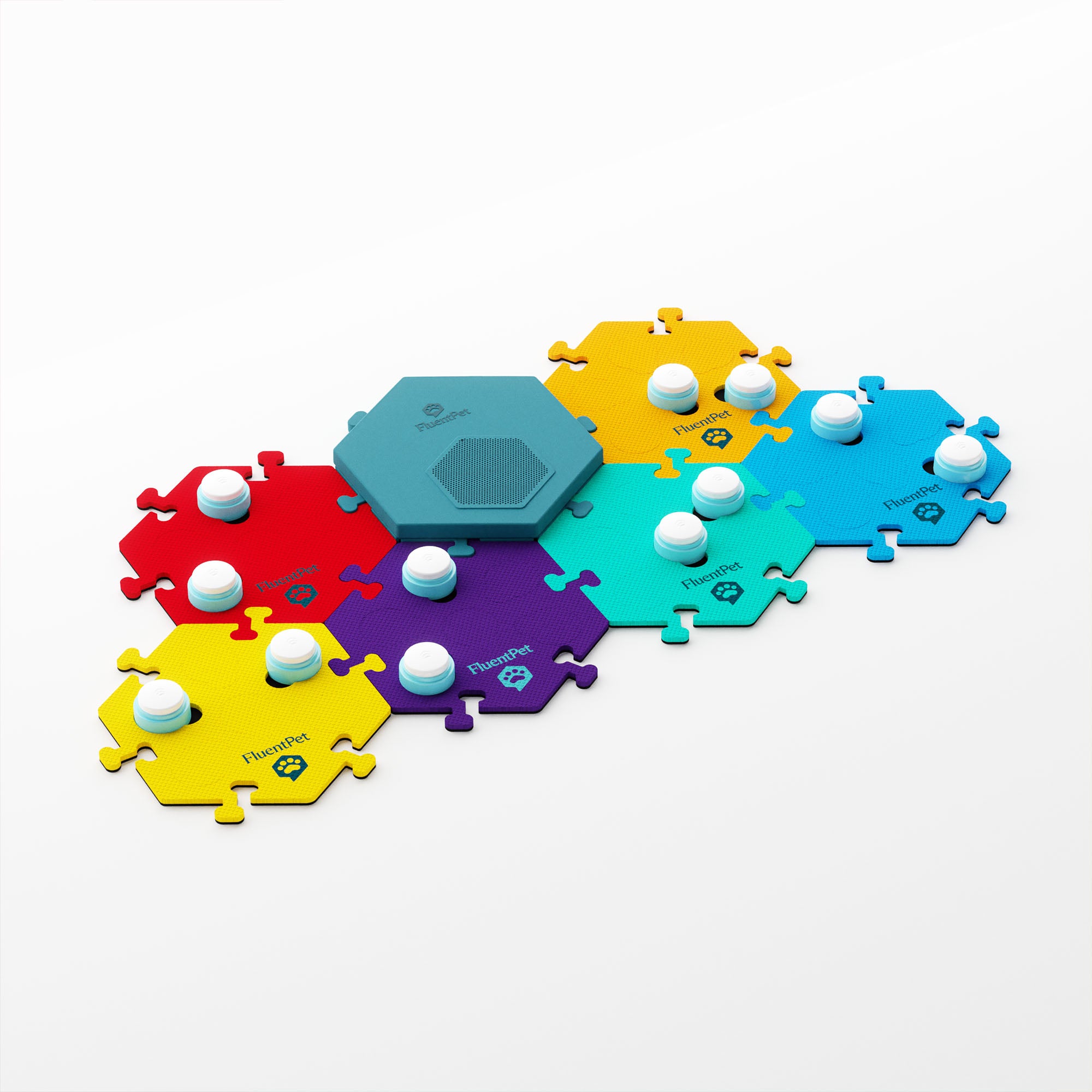 FluentPet Connect Basic Vocab with HexTiles and Connect Buttons
