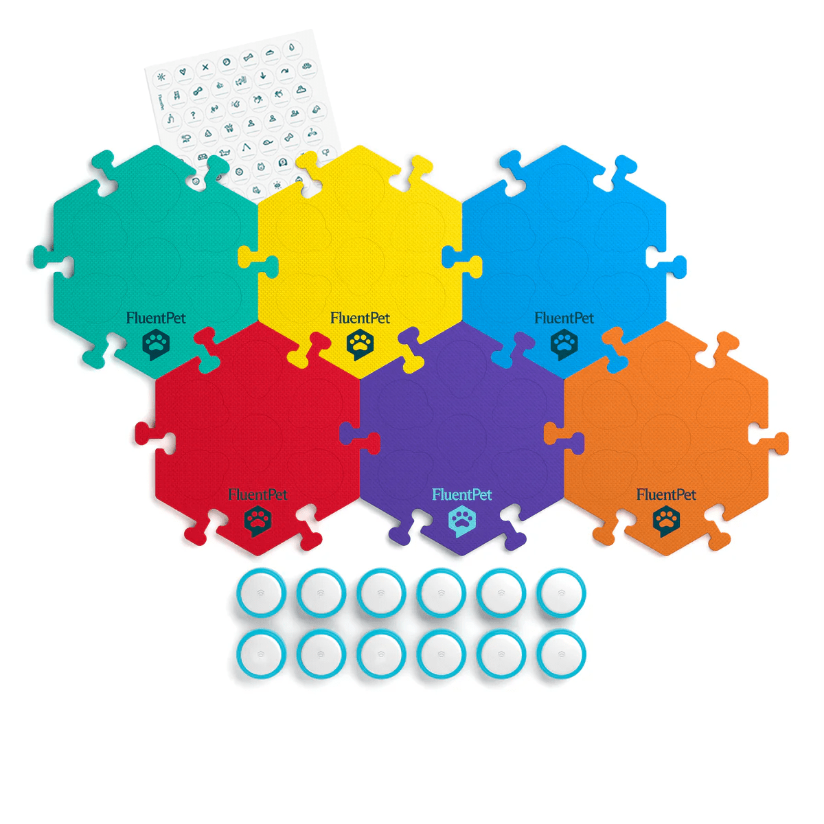 Connect 12 FluentPet Connect 12-Button Expansion Kit – Expand Your Communication ...