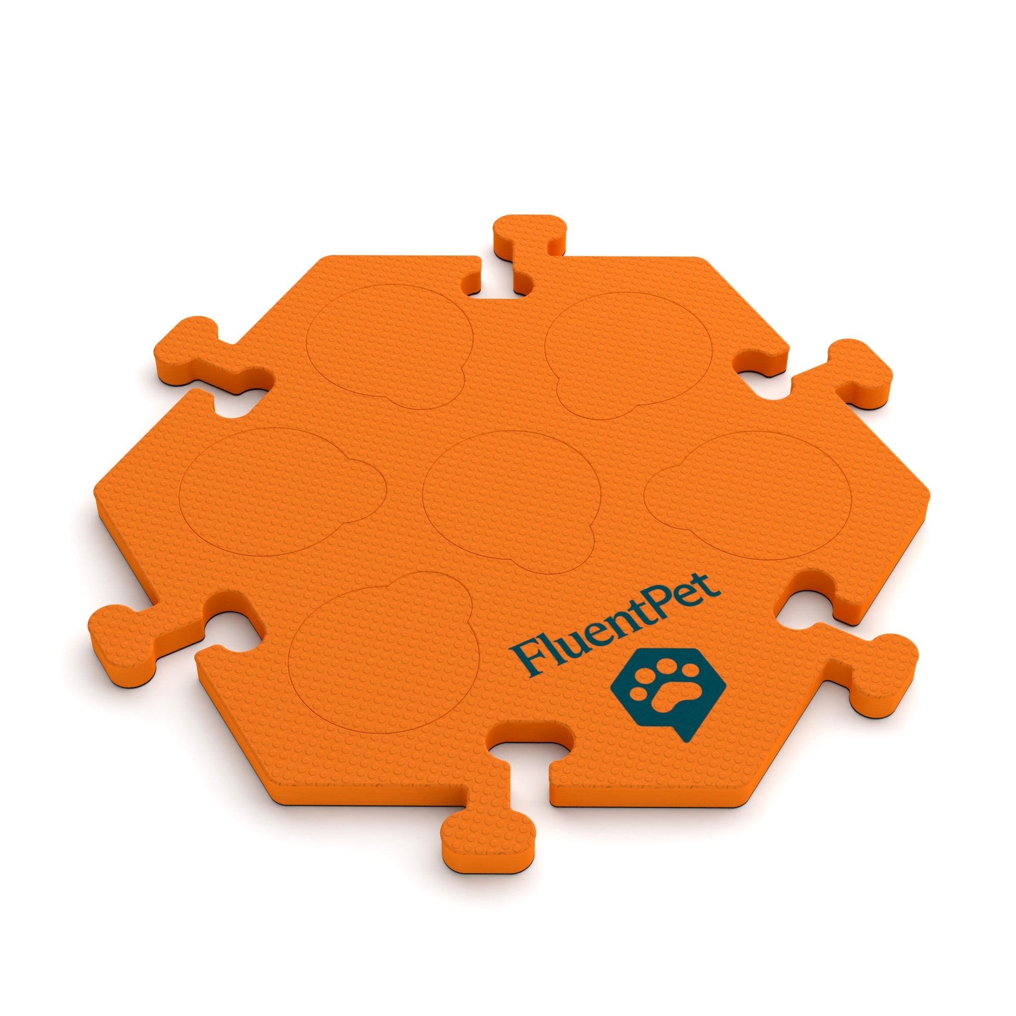 FluentPet Solid Orange HexTile