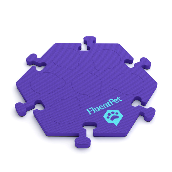 FluentPet Solid Purple HexTile