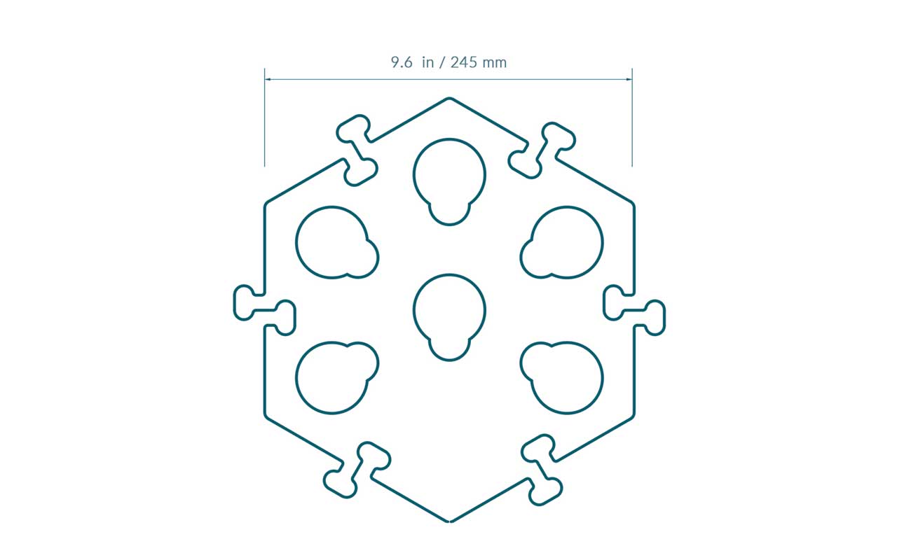 FluentPet Big-Paw HexTiles