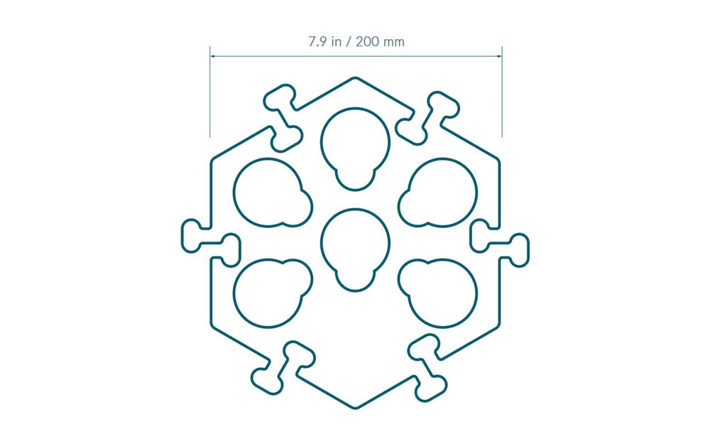 Compact Hex Tiles