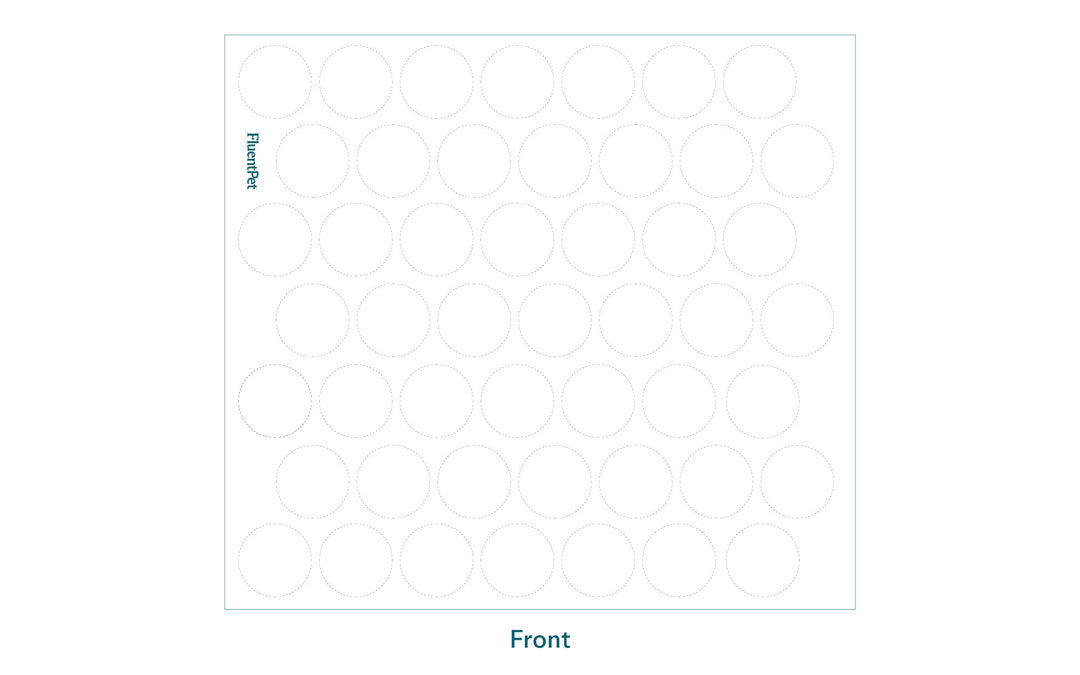 Connect Blank Clear Button Stickers-2 Pack